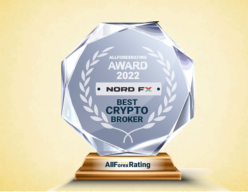 Відвідувачі порталу AllForexRating назвали NordFX найкращим крипто брокером 2022 року1