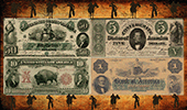Зображення ілюструє Закон про карбування монет 1792 року, згідно з яким долар США став офіційною валютою країни.