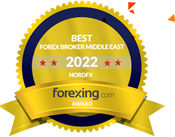 2022 Нагороди Forexing<br>Найкращий брокер Близького Сходу